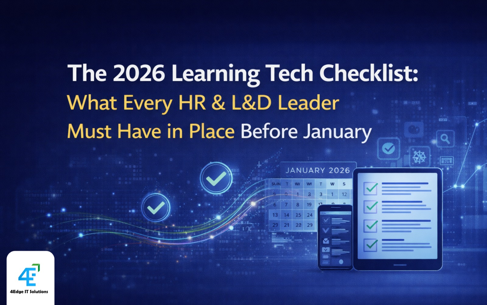 HR and L&D leaders reviewing a 2026 learning technology checklist for mobile-first compliance training