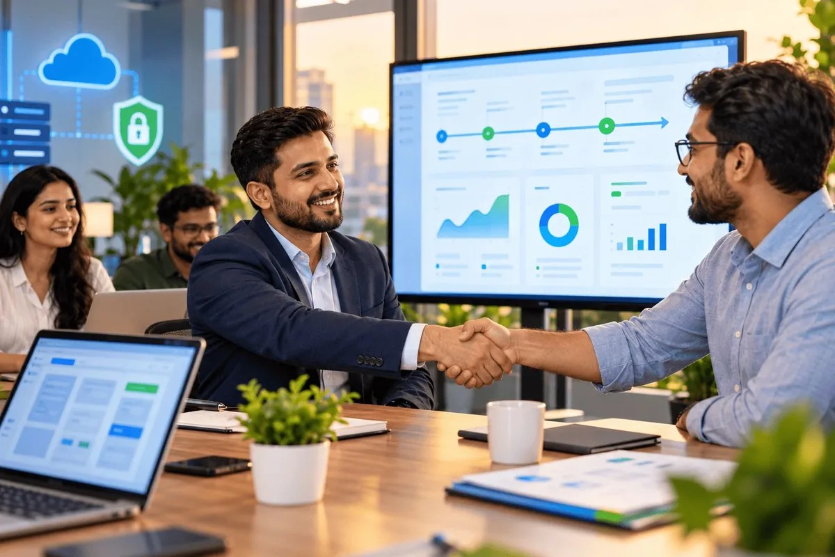 Long-term technology partnership between a business and its web application development team
