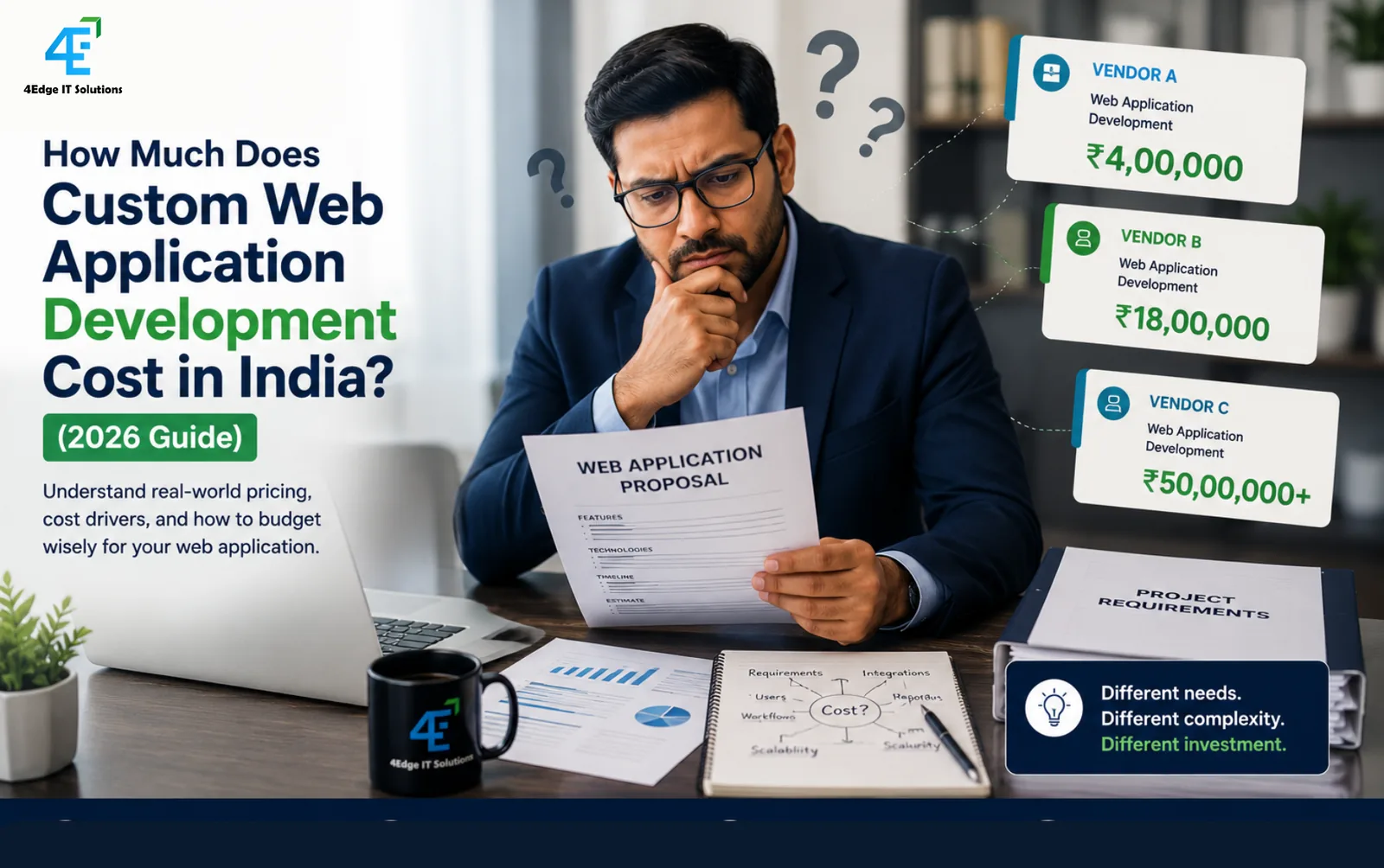 How Much Does Custom Web Application Development Cost in India? (2026 Guide)